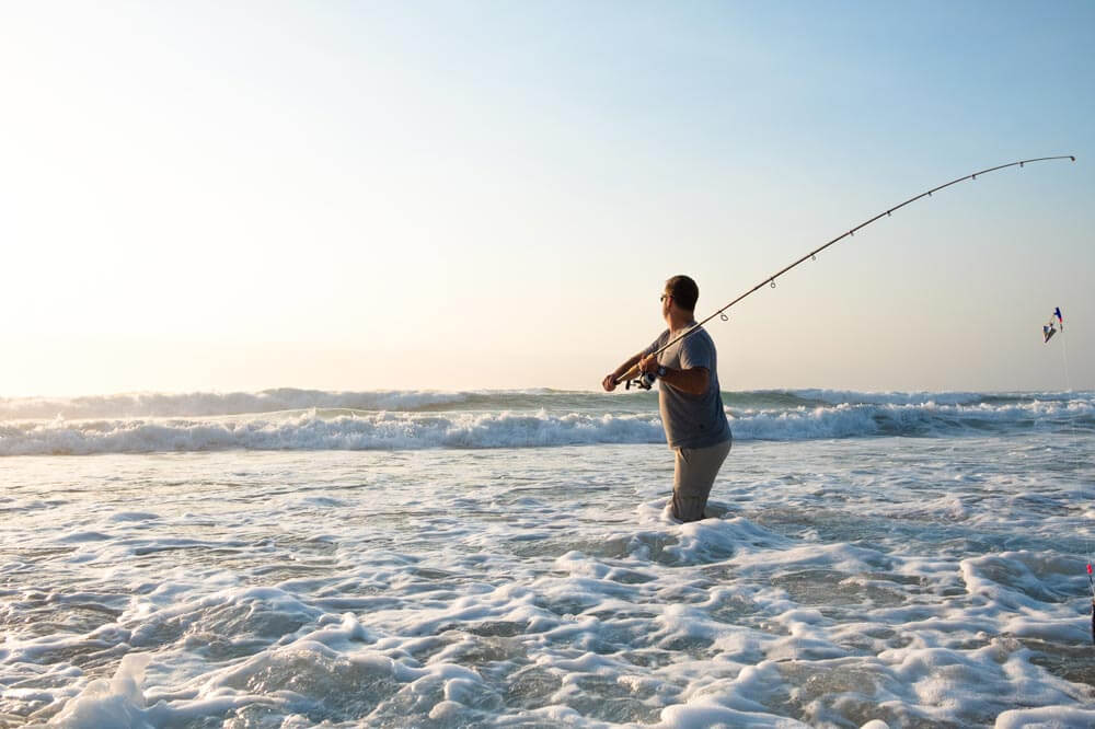 surfcasting pêche en bord de mer